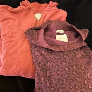 Well loved sweaters from loft and American eagle
